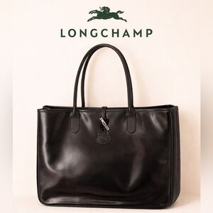Longchamp Roseau leather tote